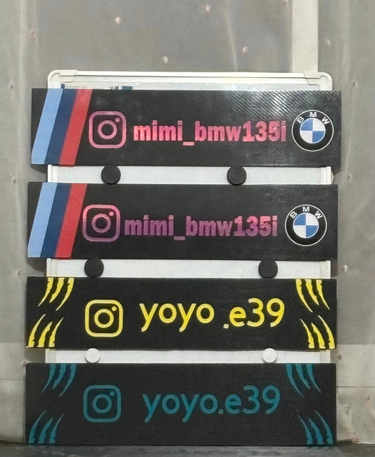 Caches plaques personnalisés